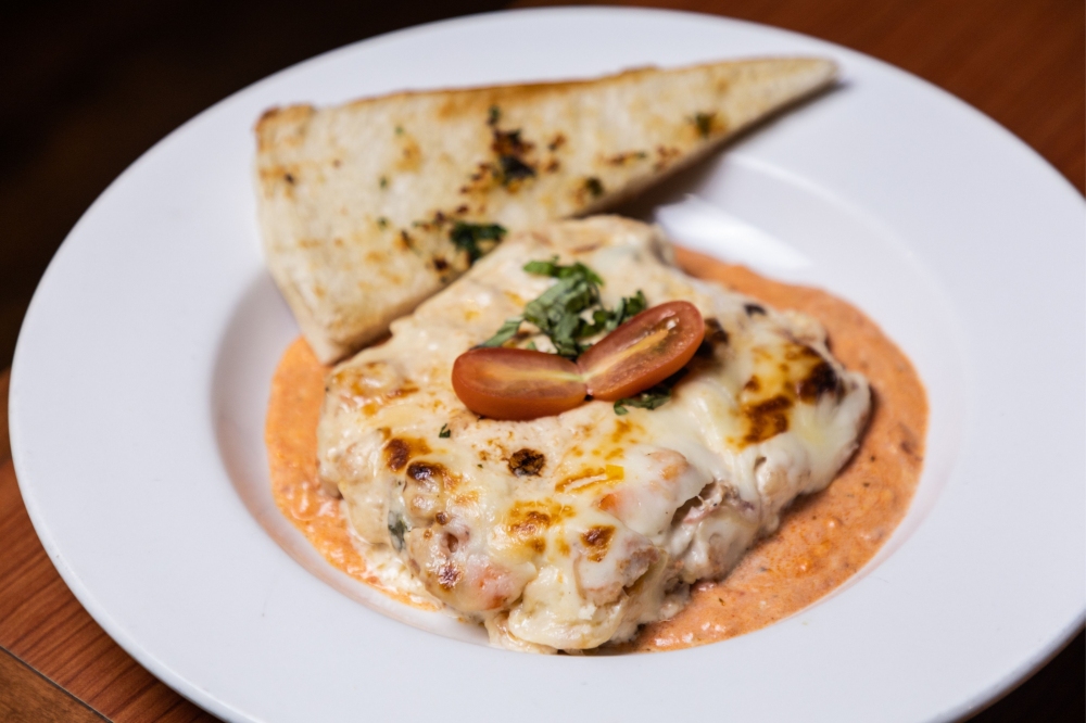 Lasagna de Camarón