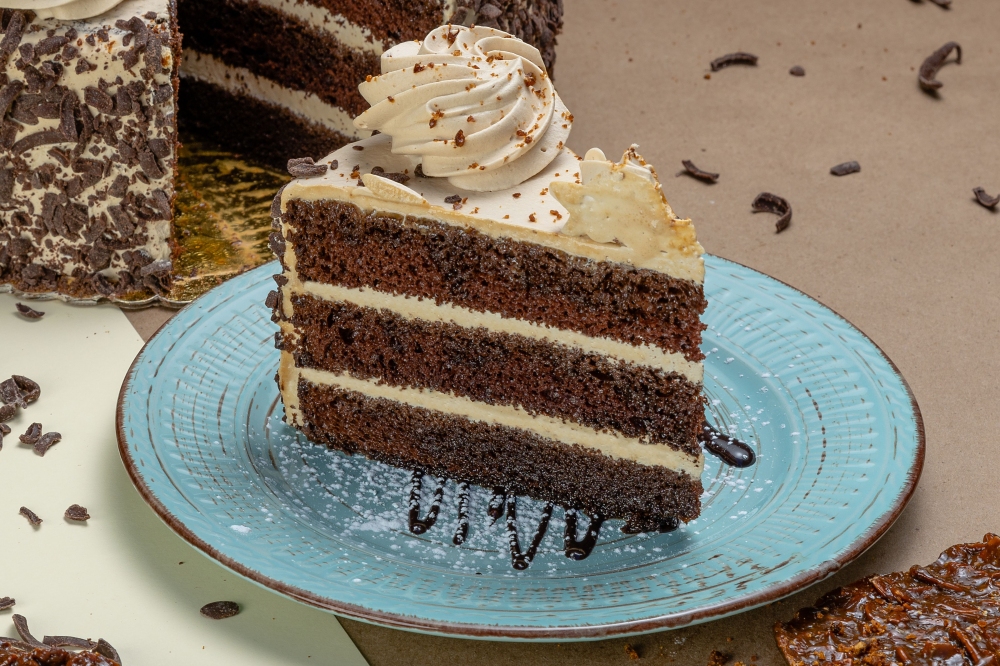 Rebanada de Pastel Mocha