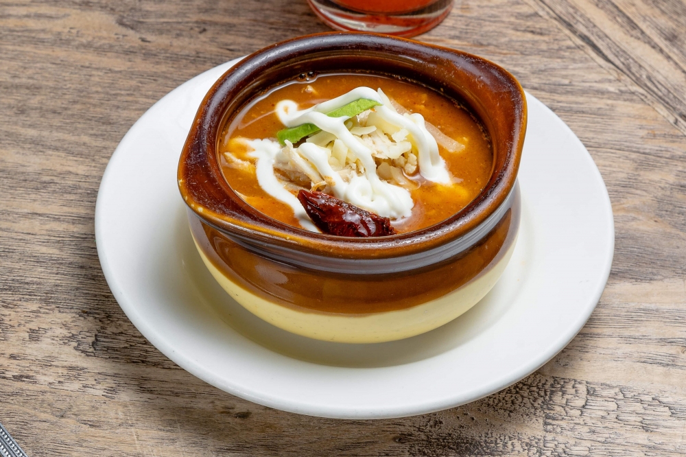 Sopa Azteca con Pollo